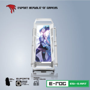 CASE VSP ESPORT REPUBLIC OF GAMERS ES1-G.ART - White