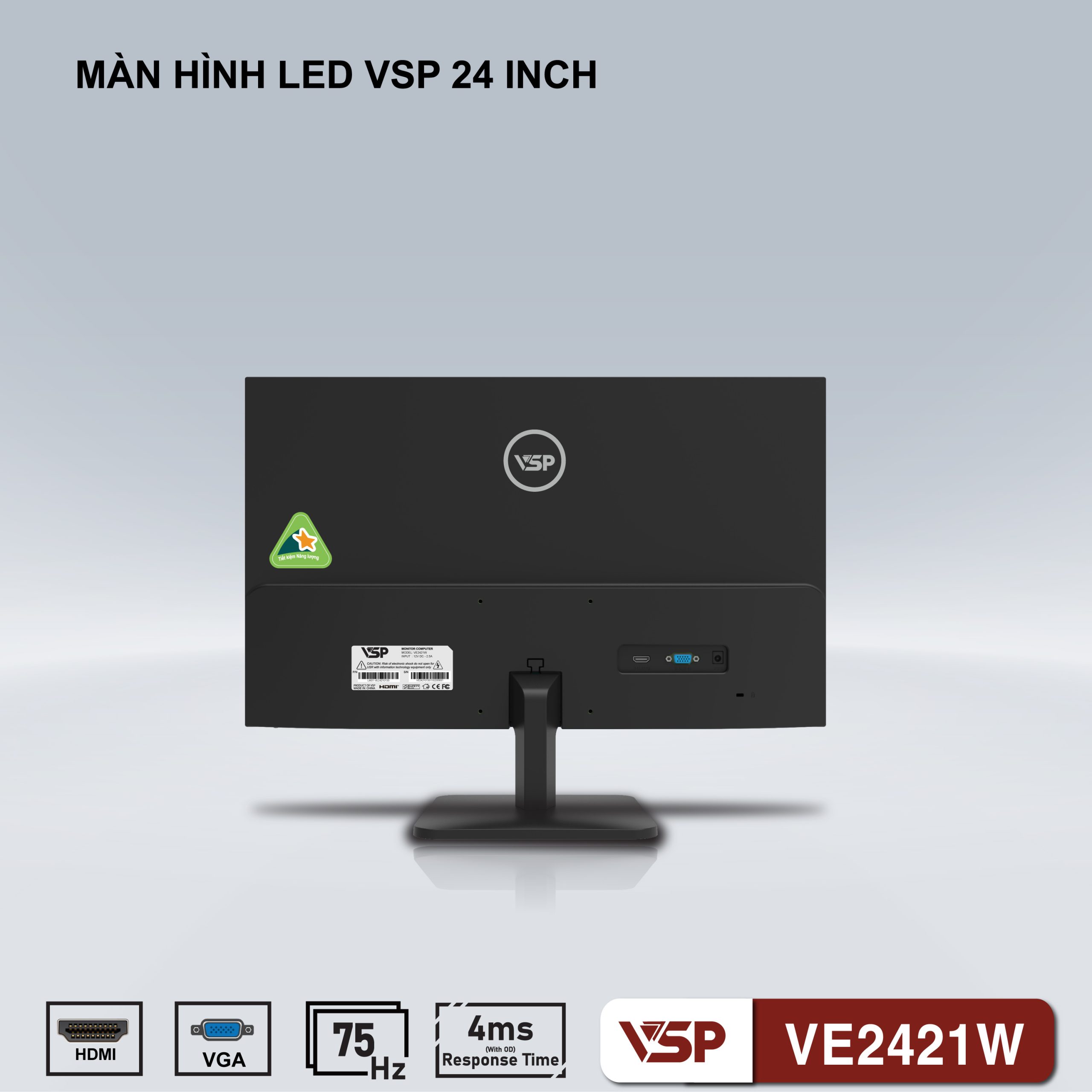 Monitor Led Cong Màn hình 24 inch led Monitor VE2421W – Công Ty TNHH Công Nghệ VnComputer